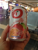 Passionfruit juice at the Hanoi airport - yum!